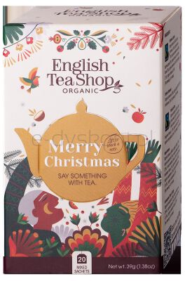 English Tea Shop Zestaw Herbatek Świątecznych Say Something  Bio 39 G Bn