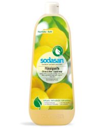 Sodasan Mydło W Płynie cytrusowo - oliwkowe BIO 1000 ml