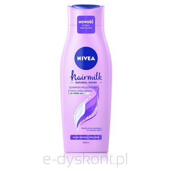 Nivea Szampon Wyzwalający Blask Hairmilk Natural Shine Mleczny 400 Ml