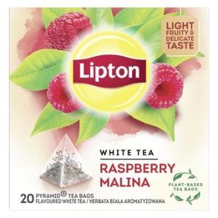 Lipton Piramidki Malina Biała 20TB