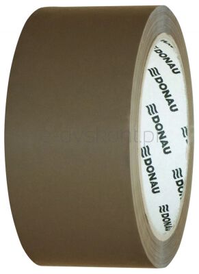 Donau Taśma pakowa Solvent , 48mm, 60m, 42mikr., brązowa
