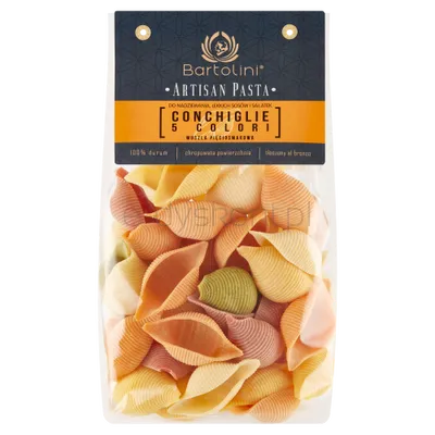 Bartolini Makaron Durum 300G Muszla Nr 2 Pięciosmakowa