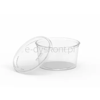 Guillin Polska Pojemnik Na Zupę Typu Prestipack  Z Przykrywką 350Ml 25 Sztuk