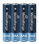 Mediarange Baterie alkaliczne Premium, Micro, LR03, 1,5V, blister, 4 szt. - 2