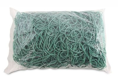 Office Products Gumki Recepturki średnica 60mm, 1,5x1,5mm, 60% kauczuku, 1000g, zgrzewka, zielone