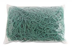 Office Products Gumki recepturki średnica 100mm, 1,5x1,5mm, 60% kauczuku, 1000g, zgrzewka, zielone 