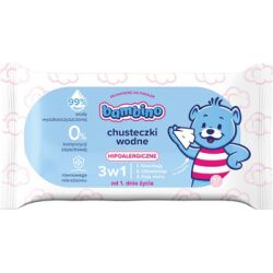 Bambino Chusteczki wodne 3w1 hipoalergiczne 1x57 szt