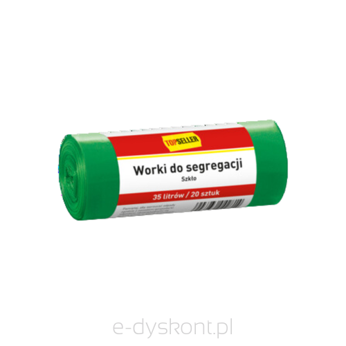 Topseller Worki Do Segregacji 35L Zielone 20 Szt