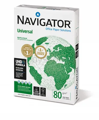 Papier Ksero Navigator Universal Fsc, A4, Klasa A, 80 Gsm, 500 Ark