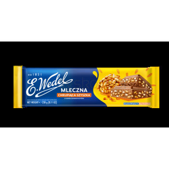 Wedel Czekolada Mleczna Z Karmelizowanym Ryżem Preparowanym 230G