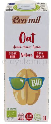Ecomil Napój Owsiany Bez Cukru Bio 1 L