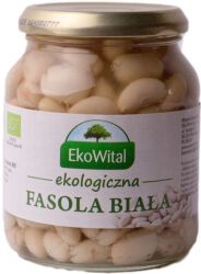 Ekowital Fasola Biała W Zalewie Bio 360 G/ 240 G