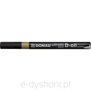 Marker Olejowy Donau D-Oil, Okrągły, 2,2Mm, Złoty