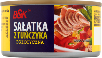 B&A Sałatka Z Tuńczyka Egzotyczna 185G