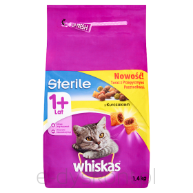 Whiskas Sterile Z Kurczakiem 1,4Kg