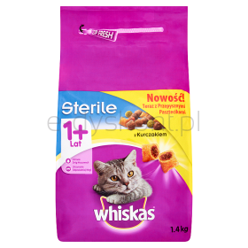 Whiskas Sterile Z Kurczakiem 1,4Kg