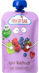 Fruchtbar Mus jabłko, jagoda, truskawka, malina BIO 100 g