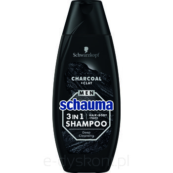 Schauma Szampon Men Charcoal 400Ml