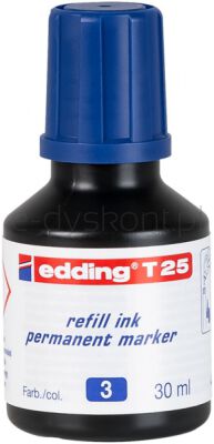 Edding Tusz Do Uzupełniania Markerów Permanentnych E-T 25 Niebieski