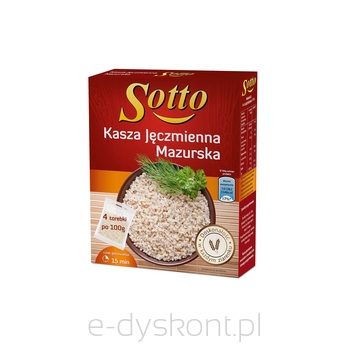 Sotto Kasza Jęczmienna Mazurska 4X100G