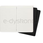 Zestaw 3 Zeszytów Moleskine Cahier Journals L (13x21cm) w linie, 80 stron, czarny - 4