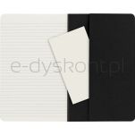Zestaw 3 Zeszytów Moleskine Cahier Journals L (13x21cm) w linie, 80 stron, czarny - 6