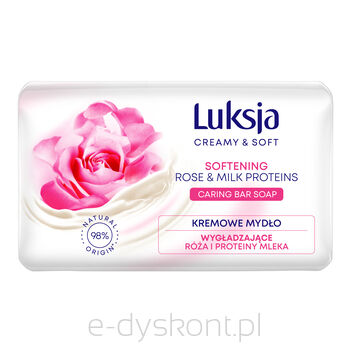 Luksja mydło w kostce Creamy Soft Kremowe Róża i Proteiny mleka 90 g