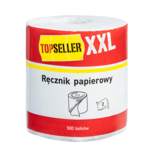 Topseller Xxl Ręcznik Papierowy 500 Listków 2-Warstwowy