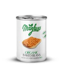Manfuso Fasola Biała W Sosie Pomidorowym Bio 400 G/ 240 G
