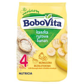 Bobovita Kaszka Ryżowa Banan Po 4 Miesiącu 180 G