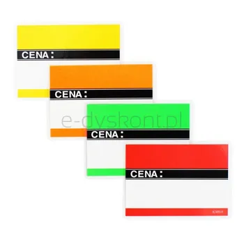 Korfed Etykieta laminowana A7 Cena mix x 20 szt.