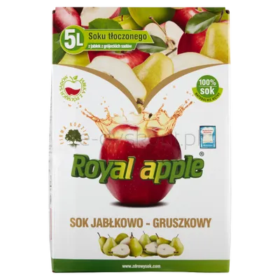 Royal Apple Sok Jabłko-Gruszka 5L