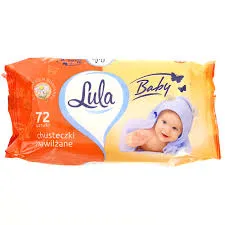Lula baby Chusteczki nawilżane z rumiankiem 72 szt.
