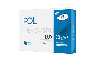 Pollux Papier ksero A3, klasa B, 161CIE, 80gsm, 500ark.