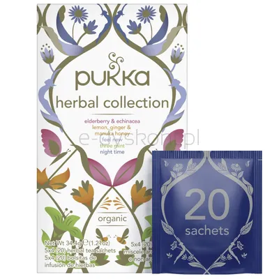 Pukka Herbata Herbal Collection, 20 Kopert