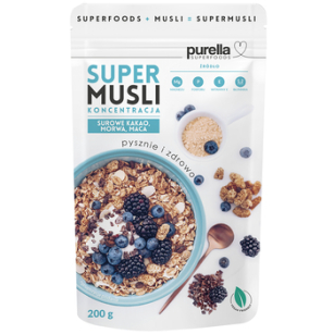 Purella Superfoods Supermusli Koncentracja 200 G