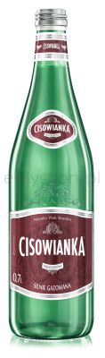 Cisowianka Woda Mineralna Silnie Gazowana Szkło 700Ml