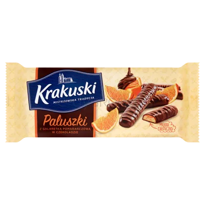 Krakuski Paluszki Z Galaretką Pomarańczową W Czekoladzie 144G
