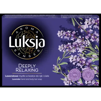 Luksja Aroma Senses Deeply Relaxing Lawendowe Mydło W Kostce Do Rąk I Ciała 90 G