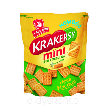 Lajkonik Mini Krakersy Ser I Cebula 100G