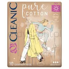 Cleanic Podpaski Na Dzień Pure Cotton 10 Szt.