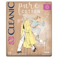 Cleanic Podpaski Na Dzień Pure Cotton 10 Szt.