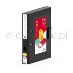 NEW BINDER MOXOM Segregator plastikowy, A4/50mm, czarny  - 2