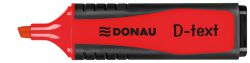 Donau Zakreślacz Fluorescencyjny D-Text, 1-5Mm (Linia), Czerwony 