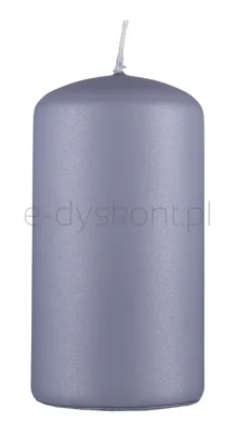 Donau HOME Świeca słupek Standard Lakier, 60x115mm, grafit metaliczny mat