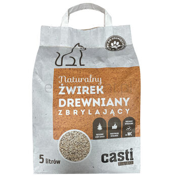 Casti Żwirek drewniany zbrylający kruszon 5 l