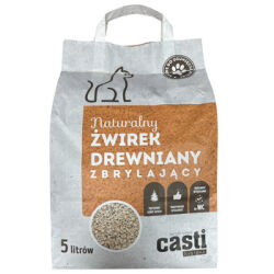 Casti Żwirek drewniany zbrylający kruszon 5 l