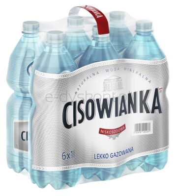 Cisowianka Woda Mineralna lekko gazowana 1,0 L  SK
