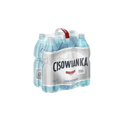 Naturalna woda mineralna Cisowianka lekko gazowana 1,0 L kaucja (w tym +0,50 zł/szt. zwrotnej kaucji)