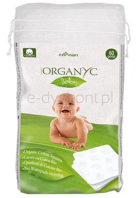 Płatki kosmetyczne dla niemowląt 60szt BIO